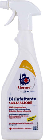 Disinfettante Sgrassatore profumo di Marsiglia Germo HomeCare spray battericida e funghicida domestico 750ml detergente Salute e Prevenzione - Barletta, Commerciovirtuoso.it