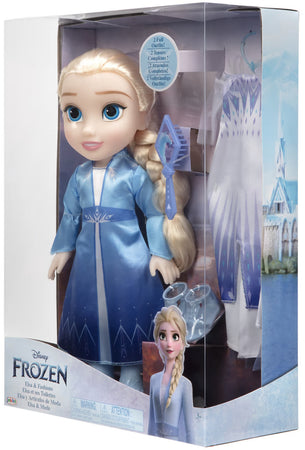 Disney Frozen Bambola Da 38 Cm Di Elsa Con Accessori