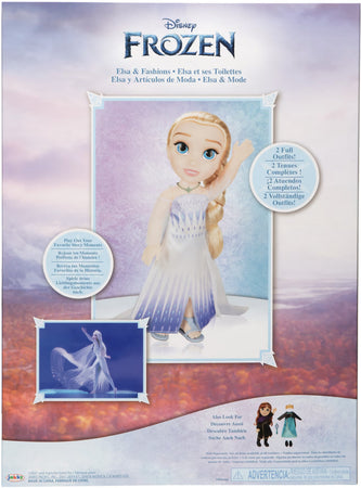 Disney Frozen Bambola Da 38 Cm Di Elsa Con Accessori