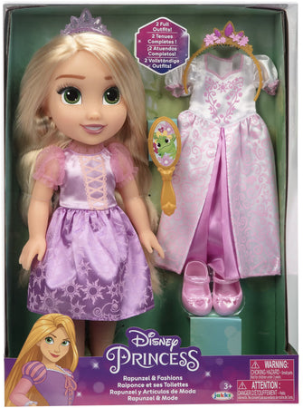 Disney Princess Bambola Da 38 Cm Di Rapunzel Con Accessori