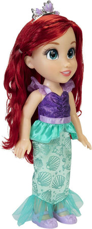 Disney Princess Bambola Principessa Ariel 38 Cm Con Bellissimi Occhi Scintillanti, Abito Scarpette E Tiara, Bambine Dai 3 Anni In Su