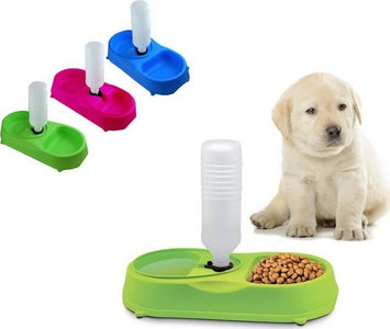 DISPENSER ACQUA E CIBO DISTRIBUTORE PER CANE GATTO CIOTOLA ACQUA CIBO CANI GATTI Prodotti per animali domestici/Cani/Ciotole e distributori/Distributori d'acqua Trade Shop italia - Napoli, Commerciovirtuoso.it