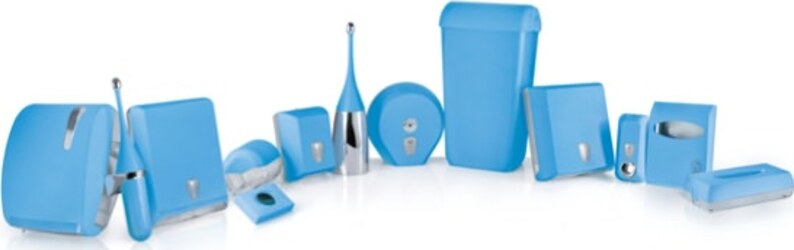 Dispenser asciugamani piegati Soft Touch - 29x10 5x30 5 cm - azzurro - Mar Plast Commercio Industria e Scienza/Forniture sanitarie e igieniche/Prodotti di carta/Asciugamani di carta Eurocartuccia - Pavullo, Commerciovirtuoso.it