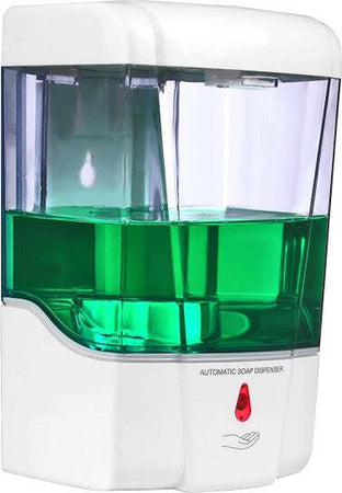 Dispenser-Erogatore-Dosatore-Sapone-Automatico-Infrarossi-Con-Fotocellula-600ml