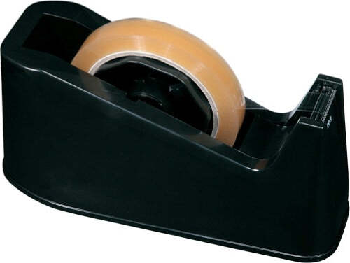 Dispenser per nastro adesivo - 33-66 m - nero - Lebez Cancelleria e prodotti per ufficio/Archivio ufficio e accessori per scrivania/Accessori da scrivania e archiviazione/Portaoggetti e portablocchi da scrivania/Dispenser per nastro adesivo Eurocartuccia - Pavullo, Commerciovirtuoso.it