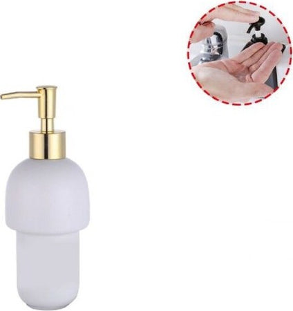 Dispenser-Porta-Sapone-Liquido-Per-Attacco-A-Muro-Ricambio-Accessori-Bagno-59342