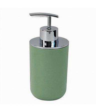 Dispenser Porta Sapone Liquido Verde Silver Per Ricambio Accessorio Bagno 79874