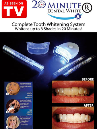 DISPOSITIVO PROFESSIONALE SBIANCANTE A LED DENTI DENTAL WHITE RX SORRISO SUPER Salute e cura della persona/Igiene dentale/Sbiancanti denti/Kit per sbiancamento denti Trade Shop italia - Napoli, Commerciovirtuoso.it