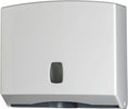 Distributore asciugamani piegati Basica - 25x9 2x22 cm - bianco-grigio - Medial International Commercio Industria e Scienza/Forniture sanitarie e igieniche/Prodotti di carta/Asciugamani di carta Eurocartuccia - Pavullo, Commerciovirtuoso.it