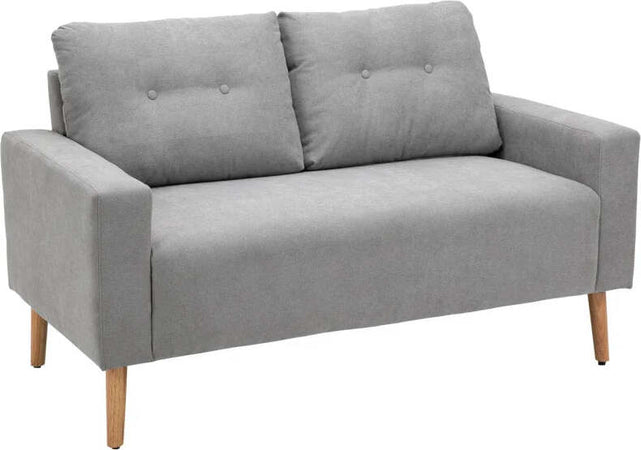 Divano-2-Posti-Compatto-Design-Moderno-Stile-Nordico,-Schienale-Trapuntato,-Colore-Grigio-RT2833-902GYMN2