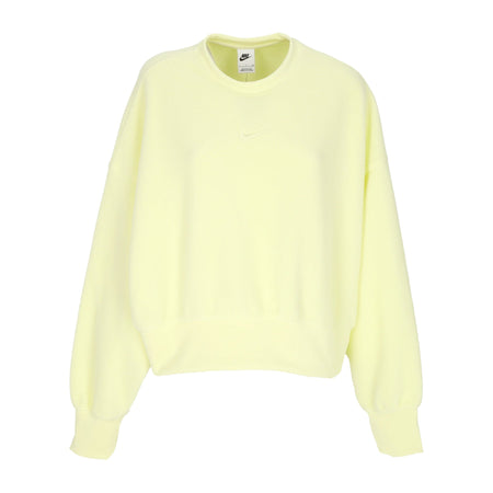 Nike Felpa Girocollo Donna Sportswear Plush Mod Crop Crewneck Luminous Green/luminous Green da donna