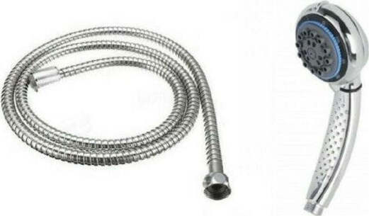 Doccia-Doccetta-Multifunzione-Soffione-8-Getti-Anticalcare-Con-Tubo-Flessibile