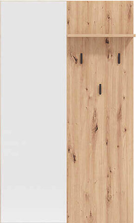 DODO---armadietto-per-ingresso-con-cuscino-colore-rovere-cm-79-x-19,5-x-132-h-Bianco-Milani-Home