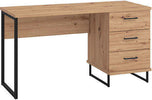 DODO---scrivania-moderna-con-3-cassetti-colore-rovere-cm-137,5-x-56-x-75-h-Rovere-Chiaro-Milani-Home