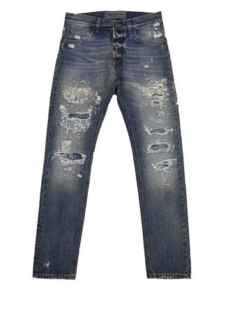 DOLCE&GABBANA Dolce&Gabbana Classic Jean Blu Uomo Cotone Mod. G6LBCDG8S38S9001 da uomo