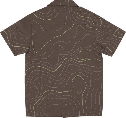 DOLLY-NOIRE-Camicia-Manica-Corta-Uomo-Dune-Bowling-Shirt-Brown-da-uomo