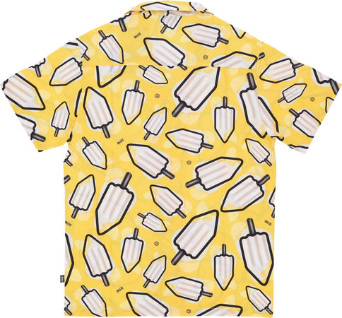 DOLLY-NOIRE-Camicia-Manica-Corta-Uomo-Mambo-Pattern-Al-Limone-Bowling-Shirt-Yellow-da-uomo