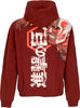 DOLLY-NOIRE-Felpa-Cappuccio-Uomo-Aot-Hoodie-X-Attack-On-Titan-Red-da-uomo
