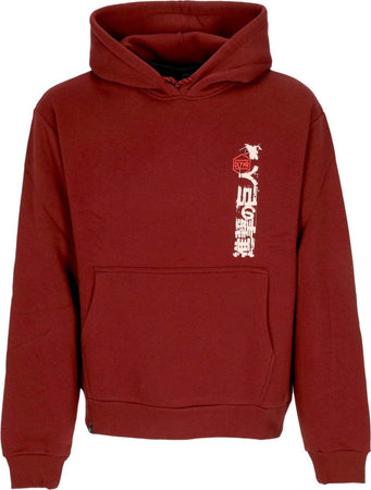 DOLLY-NOIRE-Felpa-Cappuccio-Uomo-Aot-Hoodie-X-Attack-On-Titan-Red-da-uomo