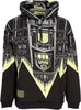 DOLLY-NOIRE-Felpa-Cappuccio-Uomo-Bench-Duomo-Over-Hoodie-Black/lime-da-uomo