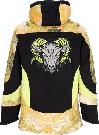 DOLLY-NOIRE-Felpa-Cappuccio-Uomo-Goat-Chemical-Hockey-Hoodie-Multi-da-uomo