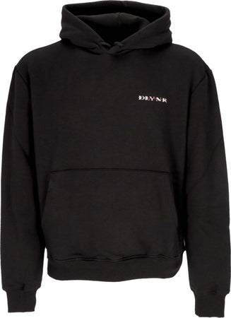 DOLLY-NOIRE-Felpa-Cappuccio-Uomo-Mordred-Hoodie-Black-da-uomo