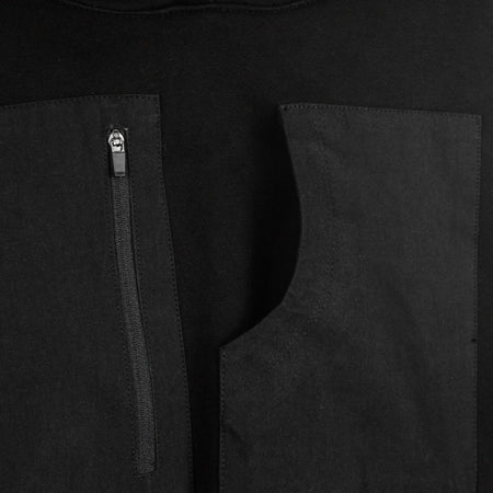 DOLLY-NOIRE-Felpa-Cappuccio-Uomo-Special-Pocket-Hoodie-Black-da-uomo