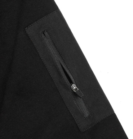 DOLLY-NOIRE-Felpa-Cappuccio-Uomo-Special-Pocket-Hoodie-Black-da-uomo