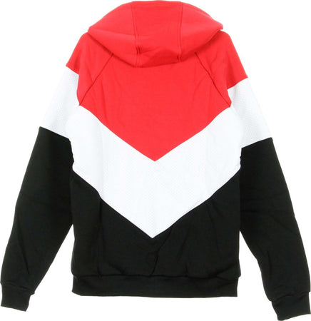 DOLLY-NOIRE-Felpa-Cappuccio-Zip-Uomo-Vega-Zip-Red/white/black-da-uomo