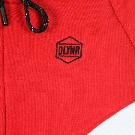 DOLLY-NOIRE-Felpa-Cappuccio-Zip-Uomo-Vega-Zip-Red/white/black-da-uomo