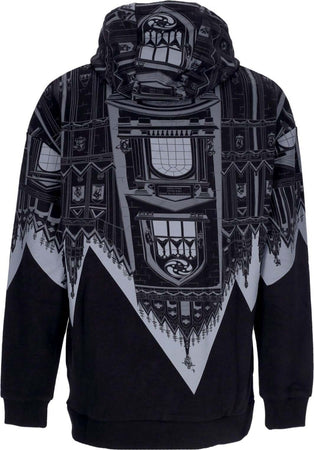 DOLLY-NOIRE-Felpa-Leggera-Cappuccio-Uomo-Bench-Duomo-Over-Hoodie-Black-da-uomo