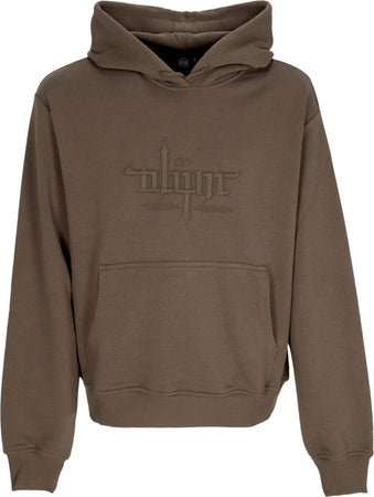 DOLLY-NOIRE-Felpa-Leggera-Cappuccio-Uomo-Hoodie-X-Luca-Barcellona-Graphite-da-uomo