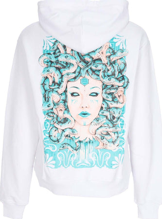 DOLLY-NOIRE-Felpa-Leggera-Cappuccio-Uomo-Medusa-Hoodie-White-da-uomo
