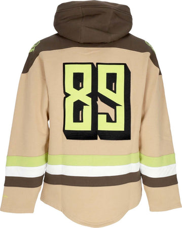 DOLLY-NOIRE-Felpa-Tipo-Hockey-Uomo-Goat-Hockey-Hoodie-Beige-da-uomo