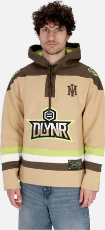 DOLLY-NOIRE-Felpa-Tipo-Hockey-Uomo-Goat-Hockey-Hoodie-Beige-da-uomo