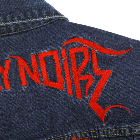 DOLLY-NOIRE-Giubbotto-Jeans-Uomo-Rossa-Primavera-Classic-Denim-Jacket-Denim-Blue-da-uomo