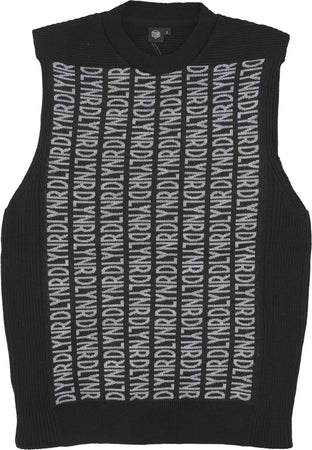 DOLLY-NOIRE-Pullover-Smanicato-Uomo-Knitwear-Gilet-Black-da-uomo