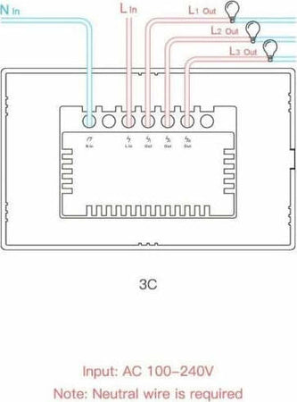 Domotica INTERRUTTORE luce WIFI TOUCH Basic Sonoff T1 T2 T3 Alexa Google 503 CE Fai da te/Materiale elettrico/Prese elettriche ed accessori/Spine intelligenti e telecomandate Zencoccostore - Formia, Commerciovirtuoso.it