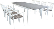 DONATO---set-tavolo-in-alluminio-e-polywood-cm-200/300x90x76-h-con-8-sedute-Bianco-Milani-Home