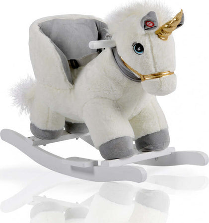 Dondolo Moni Trade Peluche Unicorno Bianco Giochi e giocattoli/Giocattoli prima infanzia/Cavalli a dondolo e animali La Casa Del Bebè - Napoli, Commerciovirtuoso.it