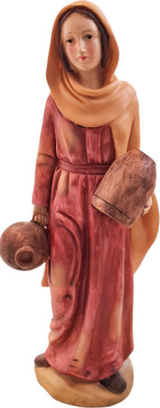 Donna in poliresina statua per presepe con anfora h 40 cm Casa e cucina/Decorazioni per interni/Addobbi e decorazioni per ricorrenze/Decorazioni natalizie/Presepi/Statuine e fondali per il presepe MagiediNatale.it - Altamura, Commerciovirtuoso.it
