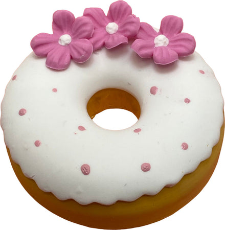 Donuts decorativo finto da esposizione decoro fiorellini rosa e pois Casa e cucina/Teglie da forno e accessori per pasticceria/Accessori e utensili per pasticceria/Utensili decorativi/Torte e dolci finti Led Mall Home - Napoli, Commerciovirtuoso.it