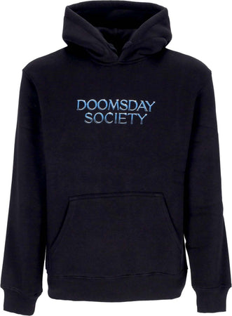 DOOMSDAY-Felpa-Cappuccio-Uomo-Biospider-Hoodie-Black-da-uomo
