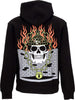 DOOMSDAY-Felpa-Cappuccio-Uomo-Mental-Cage-Hoodie-Black-da-uomo