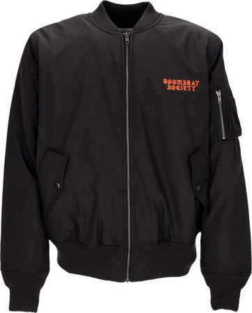 DOOMSDAY-Giubbotto-Bomber-Uomo-Dirty-Hands-Bomber-Jacket-Black-da-uomo