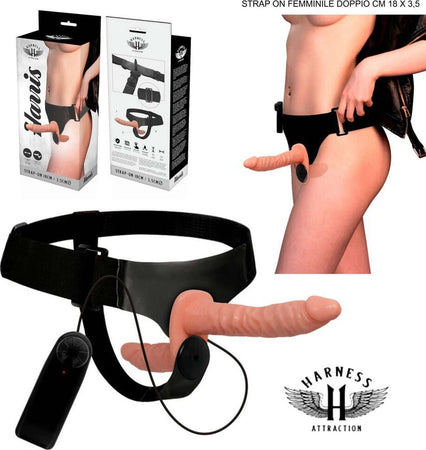 Doppio Strap On Vibrante con Telecomando per Lei Harness Attraction Strap On Donna Per Lei Doppio Vibrante Salute e cura della persona/Erotismo e contraccezione/Sex toys/Strap-on Kondorama - Martinsicuro, Commerciovirtuoso.it
