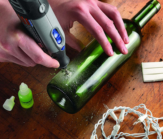 DREMEL---SET-FORATURA-VETRO-BIT-DIAMANTATO-E-FLUIDO-ART.662