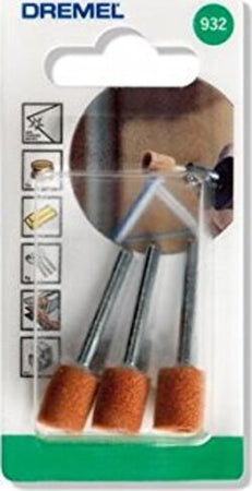 DREMEL-932---MOLETTINA-ABRASIVA-ALL'OSSIDO-DI-ALLUMINIO-9,5mm-3PZ