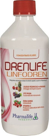 Drenlife-Linfodren-Concentrato-Fluido-integratore-alimentare-500-ml-Pharmalife
