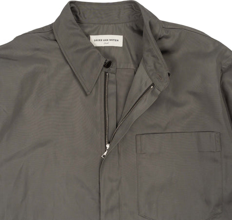 DRIES-VAN-NOTEN-Corran-Shirt-in-Grey-da-uomo